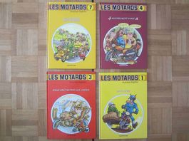 Lot de 4 BD Les motards, Charles Degotte (d'occasion)