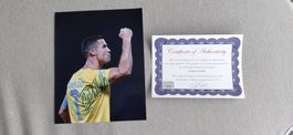 Autogramm Christiano Ronaldo