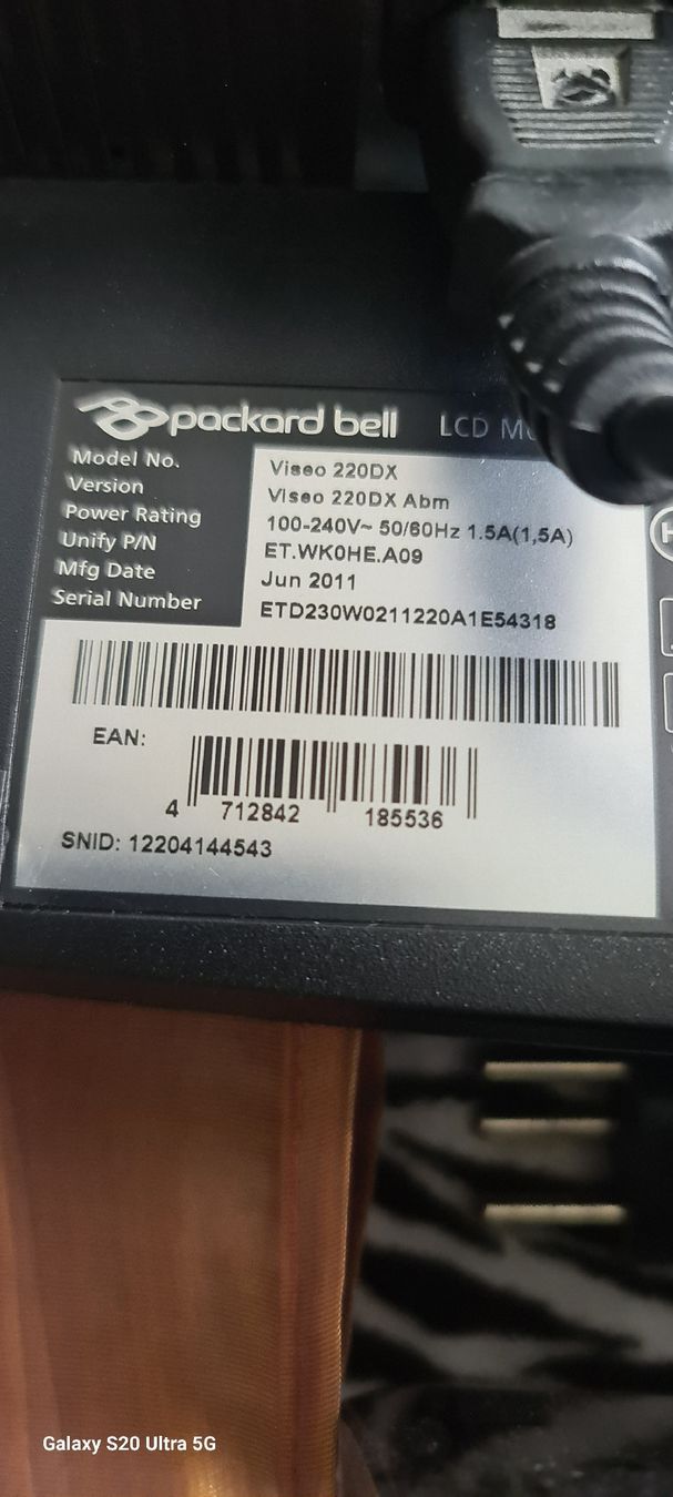 Monitor: Monitor für PC – Usato da Ebikon venduto da Muraene1 5