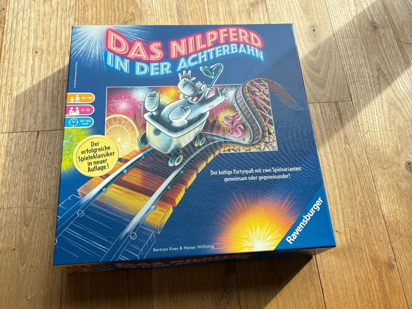 Ravensburger Giochi: Das Nilpferd in der Achterbahn Partyspiel – Usato da Gelterkinden venduto da TeamFrey