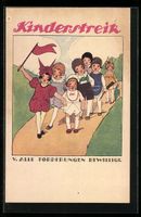 Anny Tekauz: Kinderstreik, V. Alle Forde