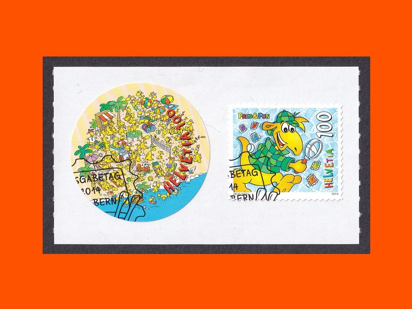 Tous les timbres: Ausgabetag "FRED  &  FUN" (2014) – Neuf (Voir description) à Dübendorf par Jumbo1990
