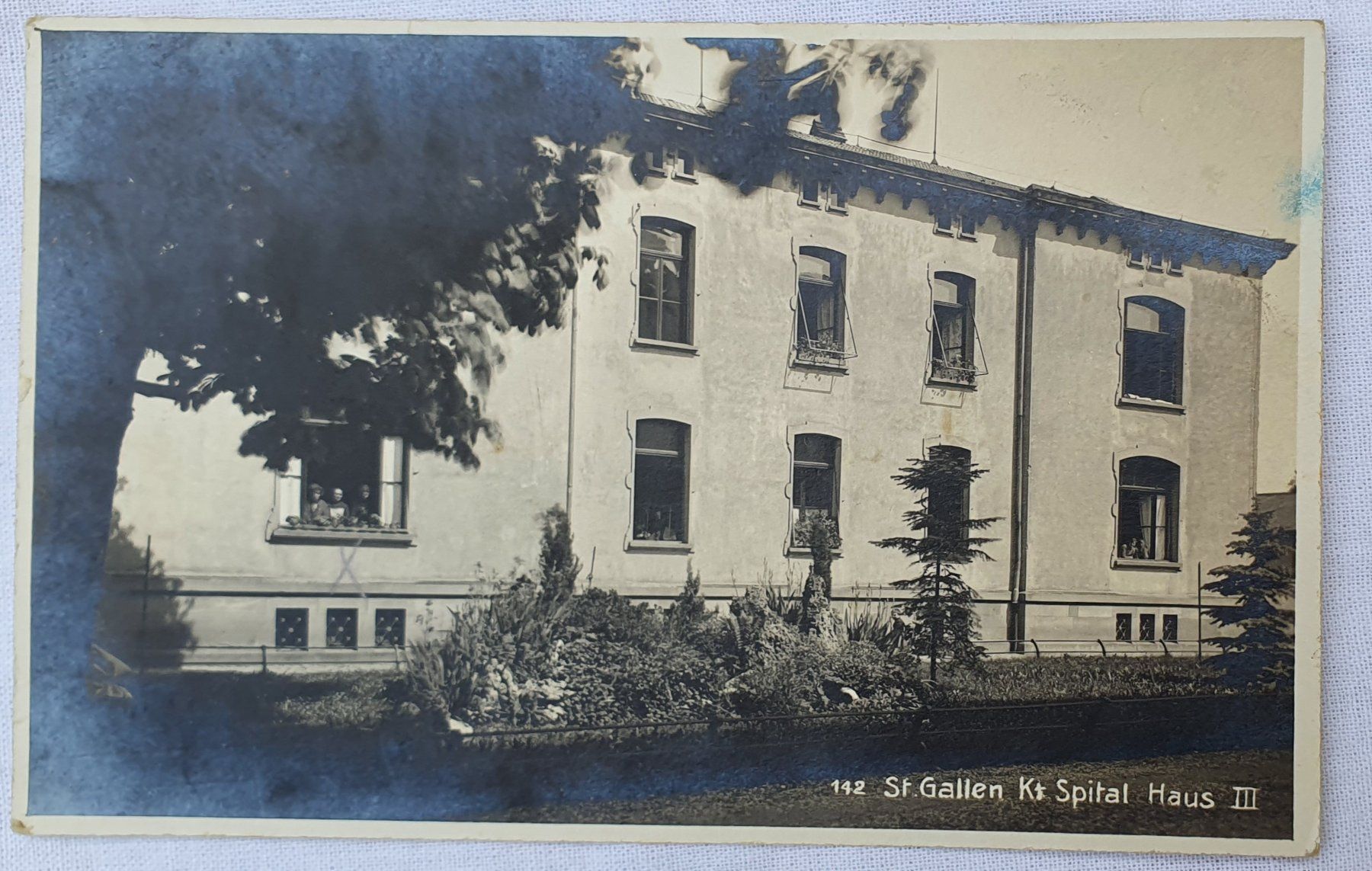Ansichtskarten: St.Gallen - Kt. Spital Haus III – Gebraucht aus Kreuzlingen von Rschweiz1