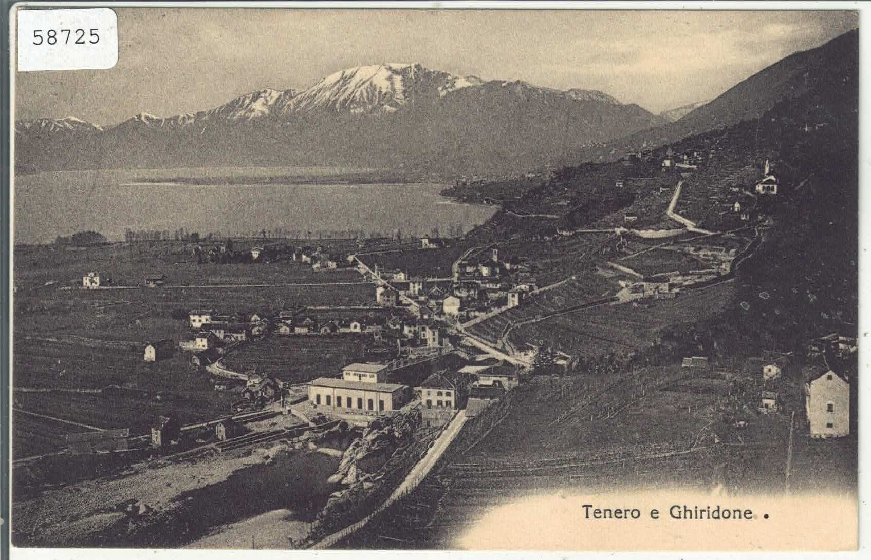 Cartoline postali: Tenero e Ghiridone - Panorama – Usato da Ettingen venduto da Kartenplanet