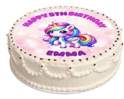 Tortenaufleger Einhorn