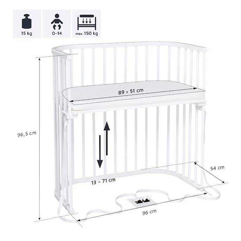 Letti: Beistellbett zu Boxspringbett, weiss – Usato da Reinach BL venduto da Corine6 1