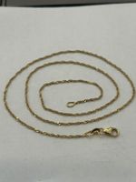 750er 18 karat goldkette 40 cm lang
