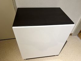 Sideboard weiss/schwarz 