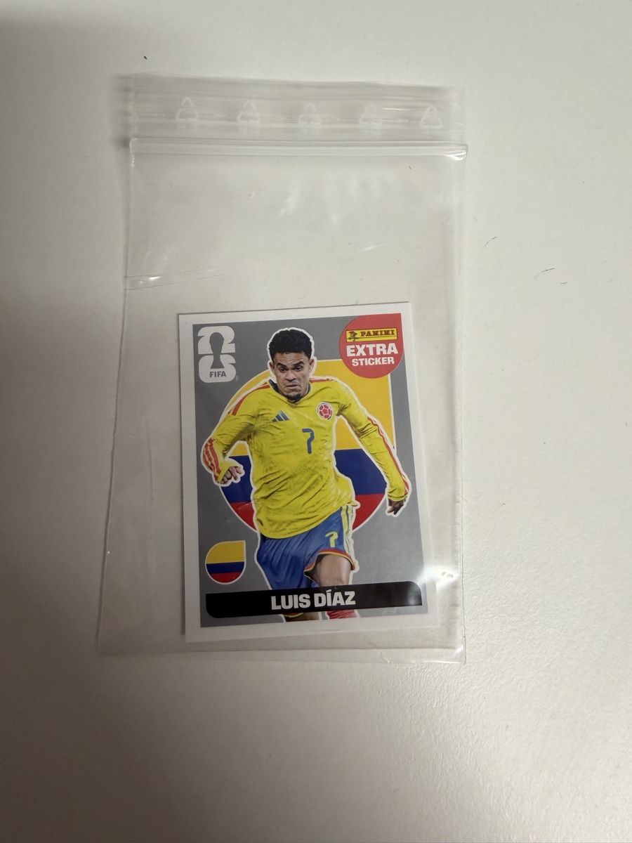 Panini Carte collezionabili: Luis Diaz Extra Sticker Silber SELTEN! – Nuovo e nell'imballaggio originale da Uster venduto da oranger_pulli