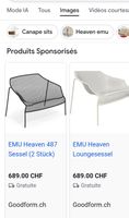 Lot de 4 fauteuils EMU Heaven , fauteuils design 