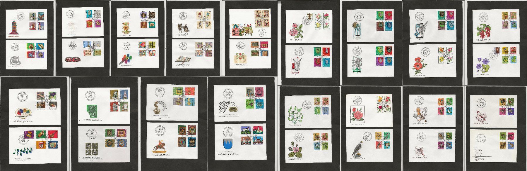 Tous les timbres: Schweiz Pro Patria 34 FDC – D'occasion à Au ZH par xelagreb01