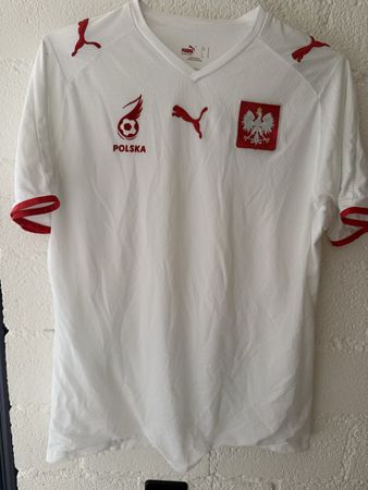Puma Polen Fussball Trikot weiss Gr. M