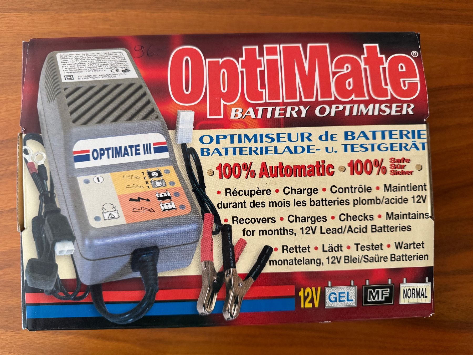 Caricatori & Batterie: OptiMate III Batterielade- und Testgerät, 12V – Usato da Zollikon venduto da Martin0111