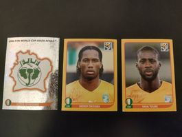 Côte d'Ivoire Team Stickers Panini coupe du monde 2010
