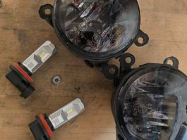 90mm Nebelscheinwerfer getönt inkl. LED Leuchtmittel H11