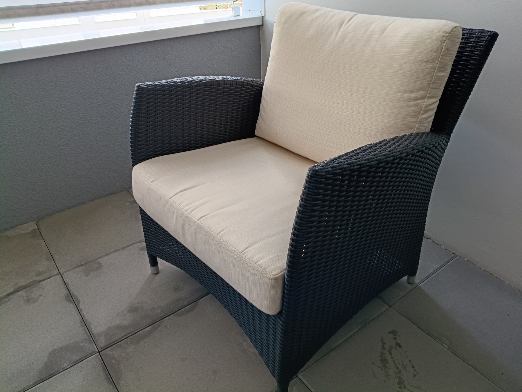 Sessel: Garten-/Balkonmöbel 5-teilig Rattan – Gebraucht aus Zürich von r_b24mt 4