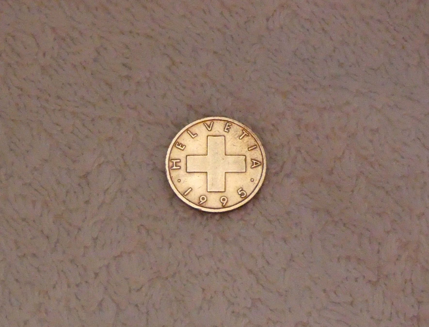 Alle Münzen: 1 centime/Rappen 1995 – Gebraucht aus Nyon von Ilmi09 1
