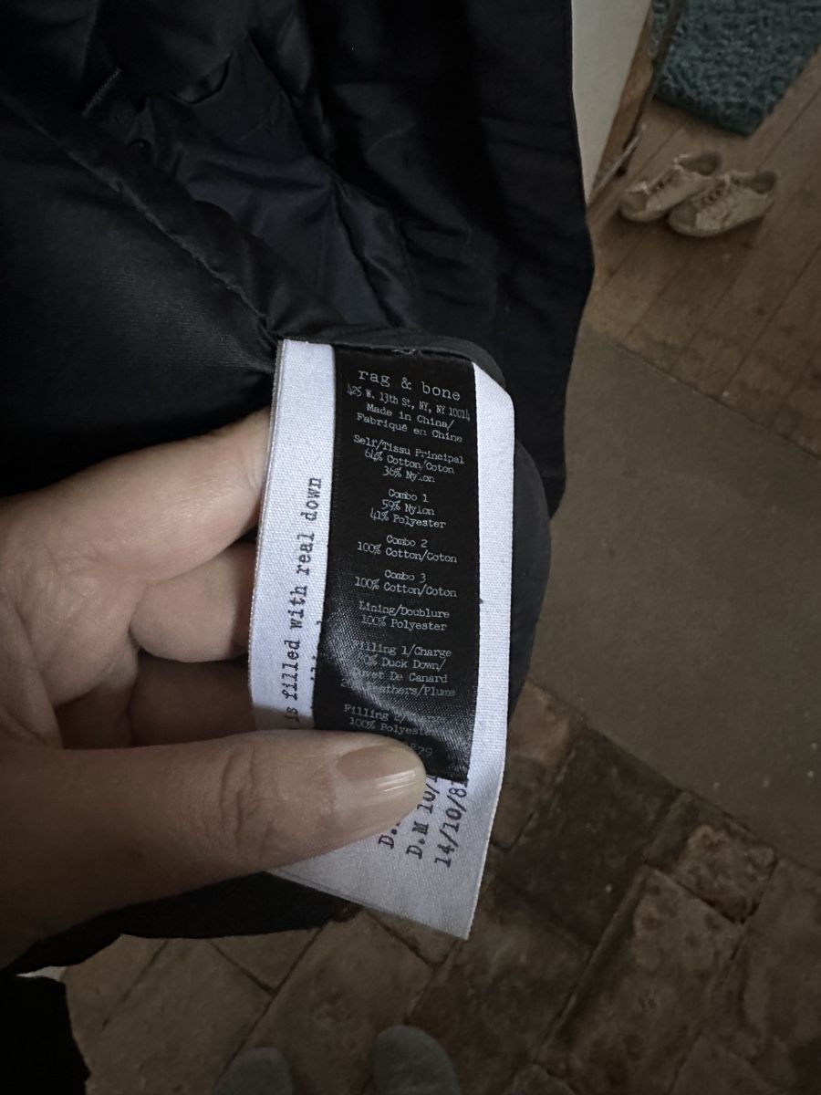 Giacche: Rag & Bone Black Down-Filled Coat parka, Size XS – Usato da Horgen venduto da YumiNoir 4