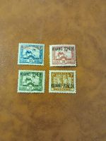 Lot de 4 timbres anciens Indochine - Kouang Tchéou.