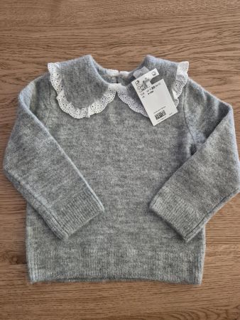 Pullover mit Kragen, Grösse 80, Neu!