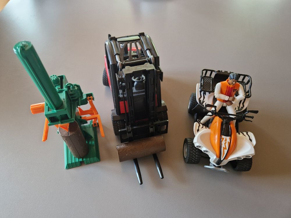 Bruder Jouets: Spielzeug Set für kleine Handwerker: Gabelstapler & Co! – D'occasion à Wollerau par kellenbergers