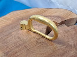 1 antikes Tür Drücker Lochteil, Messing (LOT2888#TBS1)