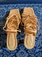 Stradivarius Sandalen orange Grösse 38 guter Zustand
