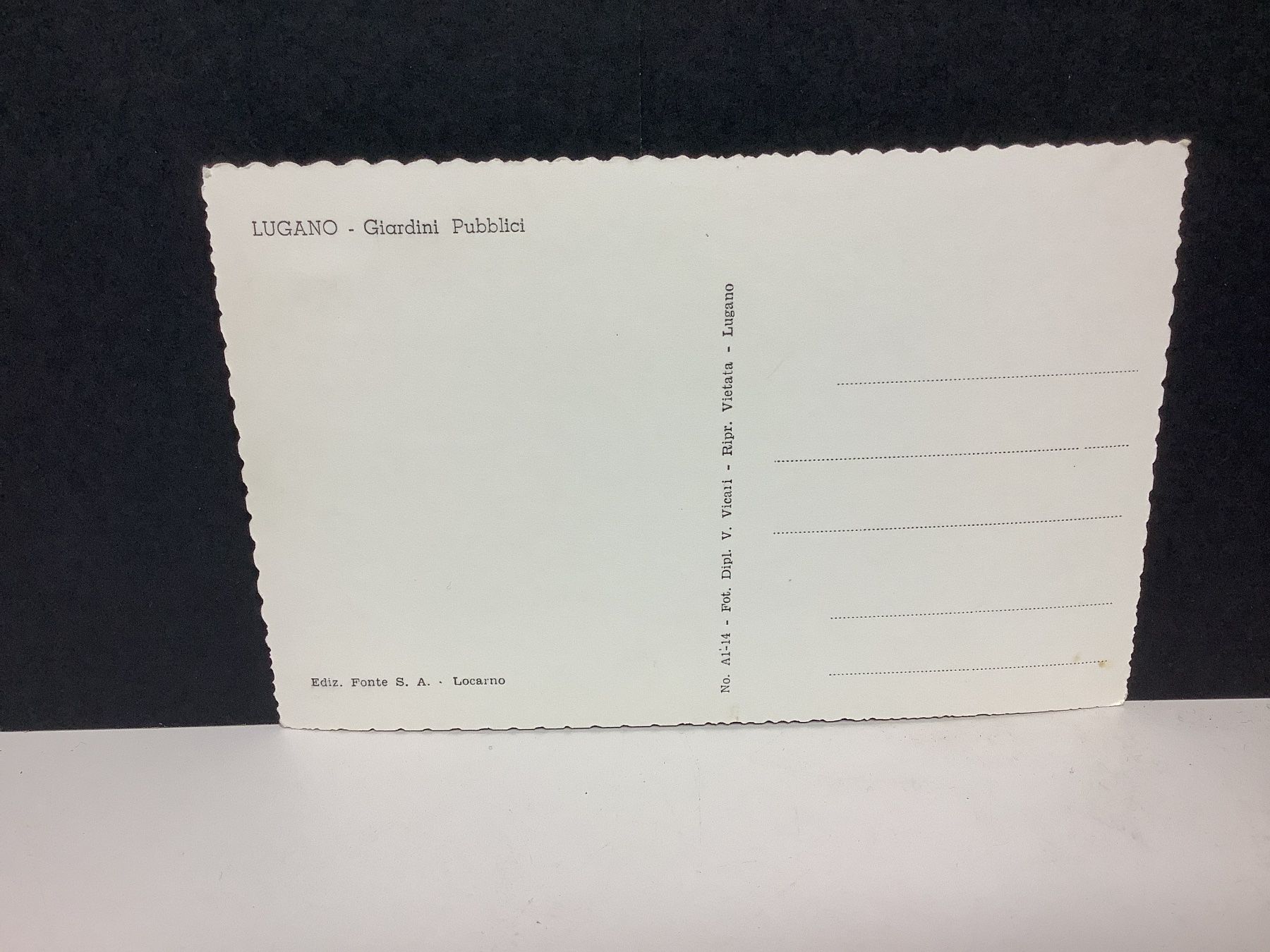 Cartoline postali: Lugano – Usato da Flaach venduto da Monisoldshop 1