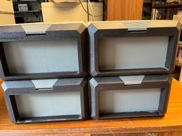 Lot de 4 boîtes de rangement Posso Media Box pour 3.5"