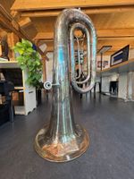 vintage Tuba, 3 Drehventile, revidiert gereinigt, B, kompakt