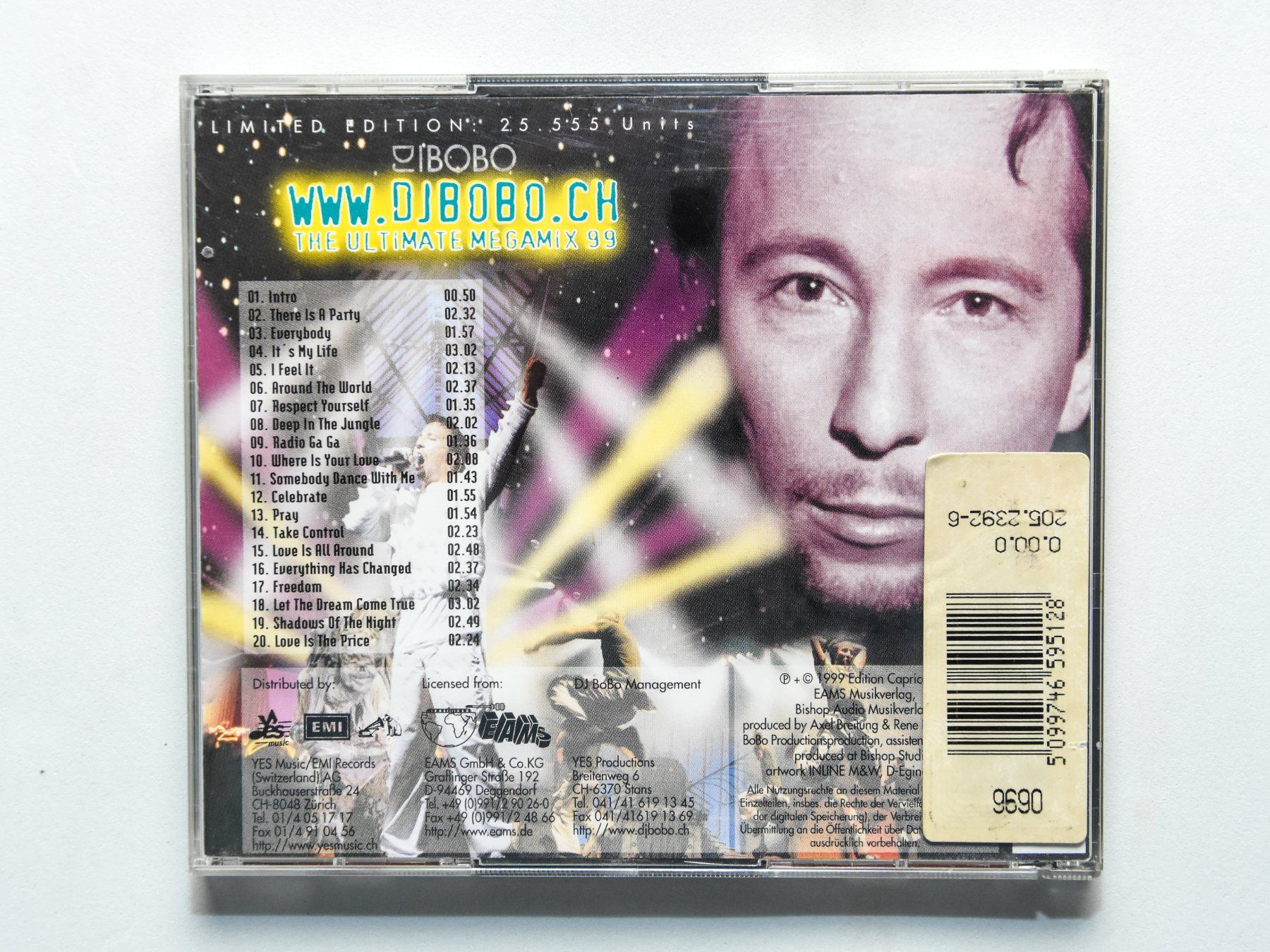 CDs: DJ BoBo ‎- The Ultimate Megamix 99 – Gebraucht aus Belmont-sur-Yverdon von ag97 3