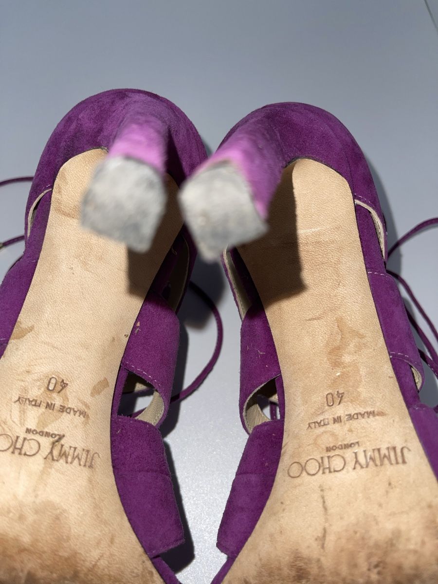 Jimmy Choo Damenschuhe: Jimmy Choo purple high heels size 40 – Gebraucht aus Lugano von cri_djb 9