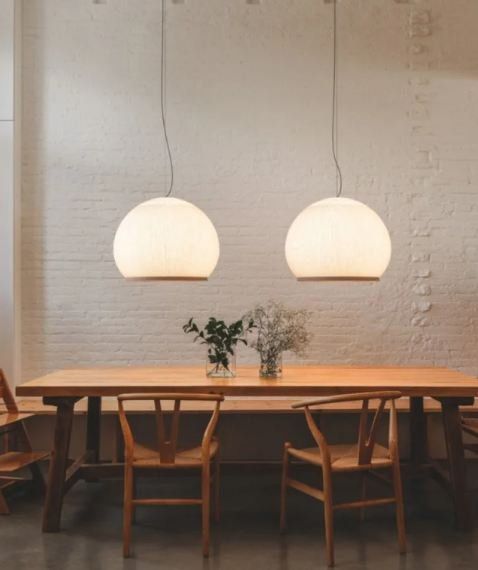 Lampen: Vibia Knit Pendelleuchte beige – Gebraucht aus Rothenburg von Lampenoutlet 2