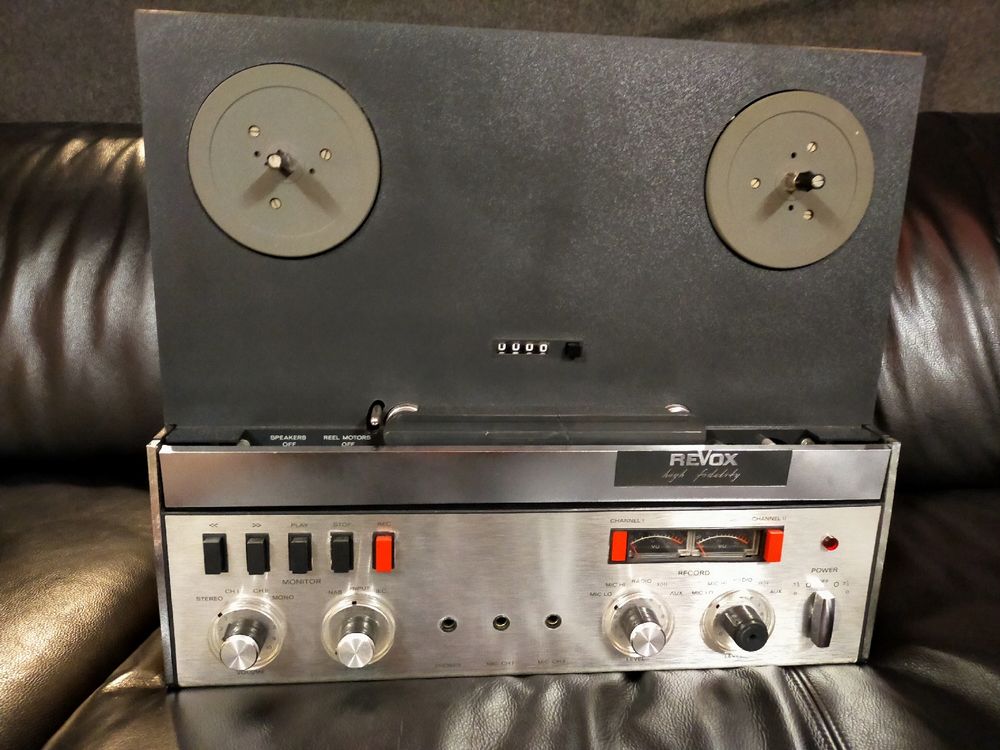 REVOX A77 – Magnétophone à Bande Pour Pièces (incomplet)