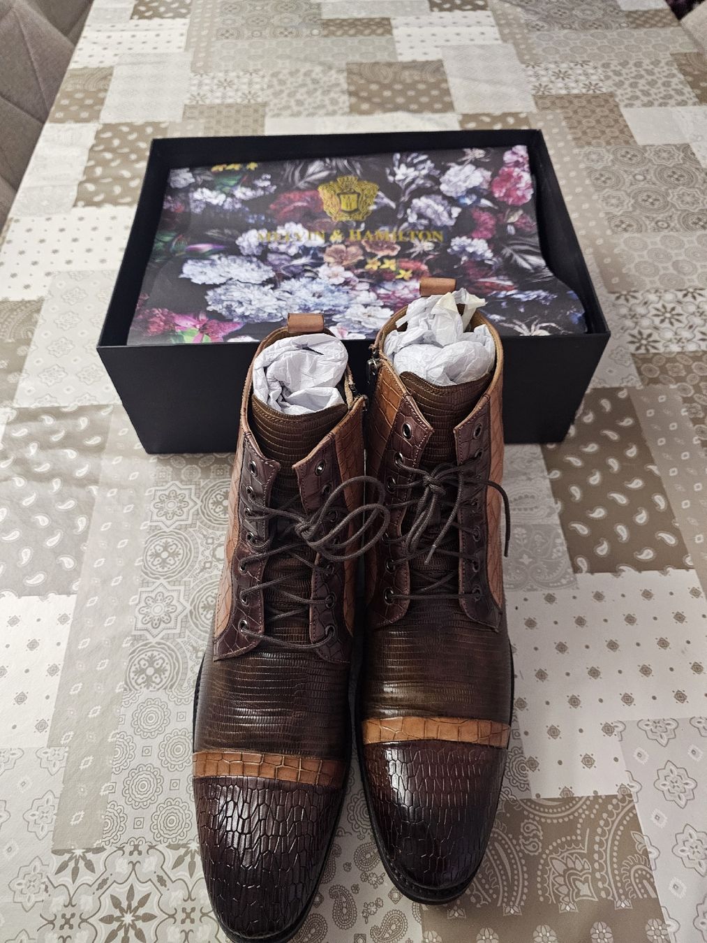 Hamilton Scarpe da uomo: Melvin & Hamilton stiefel – Usato da zürich venduto da Rosa1515