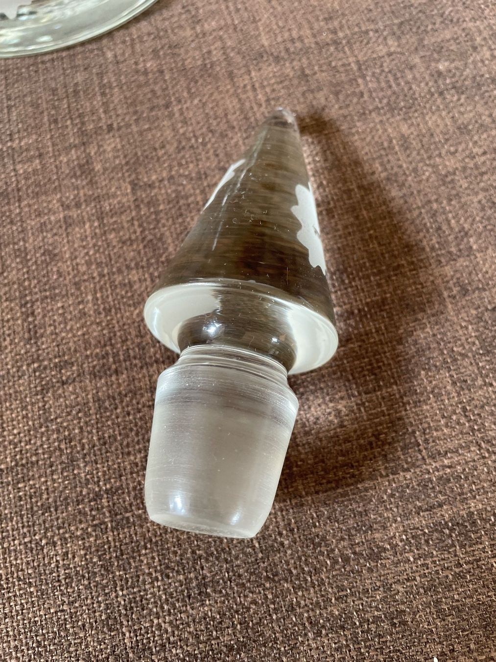 Caraffe: Karaffe mit Stöpsel, Glas – Usato da Genève venduto da Livsonman 1