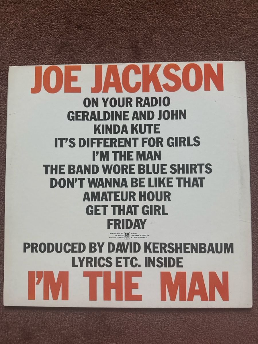 Vinyles: Joe Jackson I'm The Man LP US press – D'occasion à Givisiez par My_favorite_shop 1