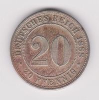 Deutsches Reich 20 Pfennig 1888 E Wilhelm I