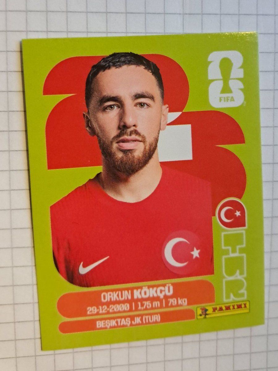 Panini Carte collezionabili: WM26 Orkun Kökcü TUR12 – Nuovo (secondo la descrizione) da Wallisellen venduto da Cyberfuexli