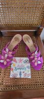 Gabor Comfort Pantolette  Gr.38.5 Fuchsia Wildleder