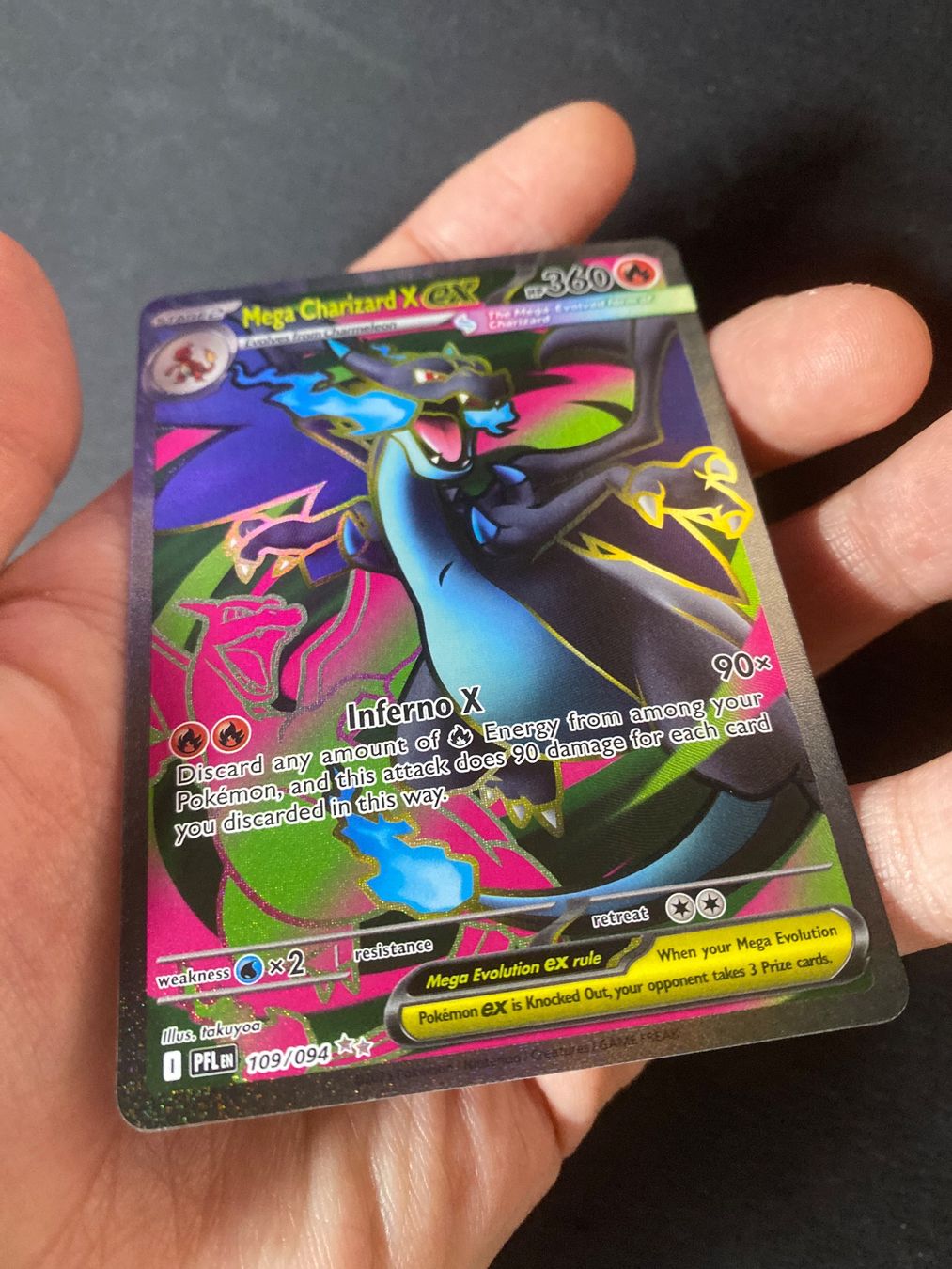 Pokémon Carte collezionabili: Mega Charizard X ex 109 - Glurak - Phantasmal Flames - EN – Nuovo (secondo la descrizione) da Hausen AG venduto da Shrade 4