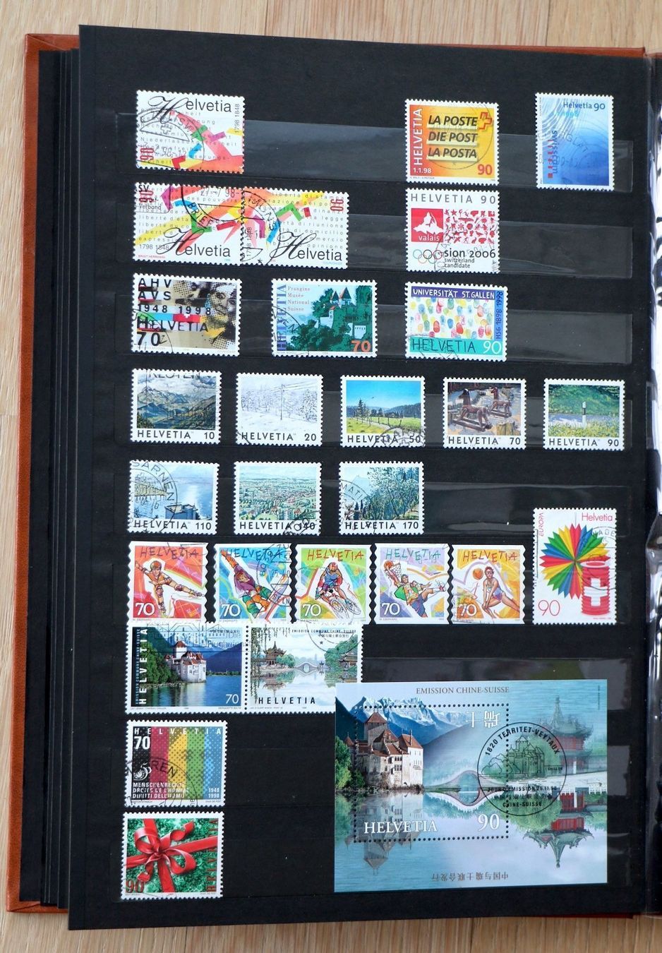 Tutti i francobolli: Briefmarken-Sammlung Schweiz 1990-2008 – Usato da Zürich venduto da Marfe1 4