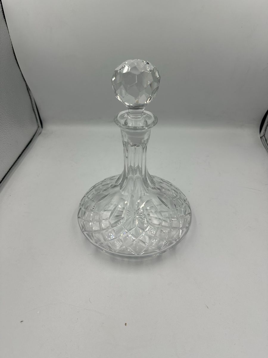 Caraffe: Carafe à whisky en cristal taillé – Usato da Bellevue venduto da bordeaux075cl