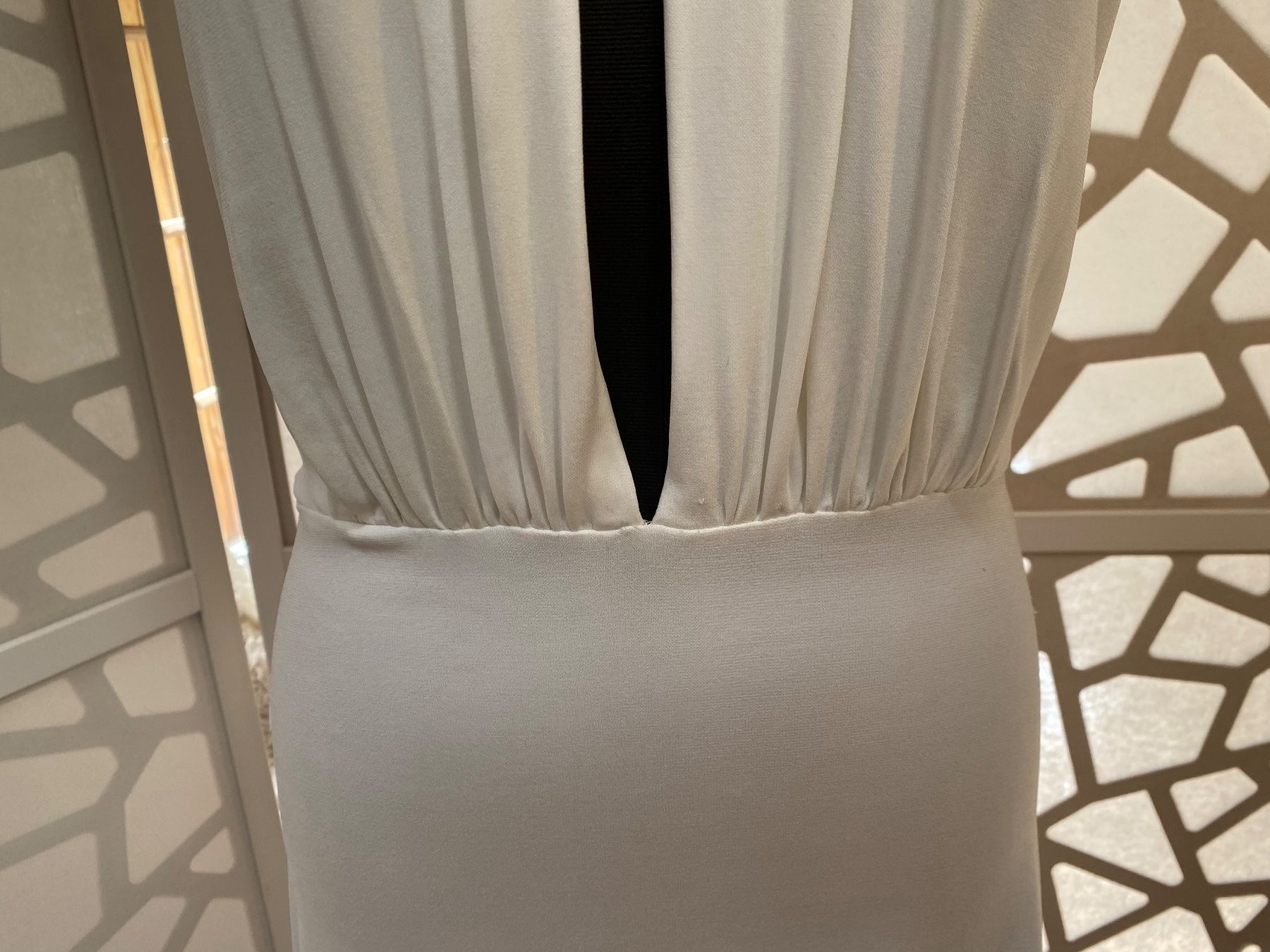 Kleider: Great white dress with appliqués. S – Gebraucht aus Grund b. Gstaad von PlageNeigeplus 6