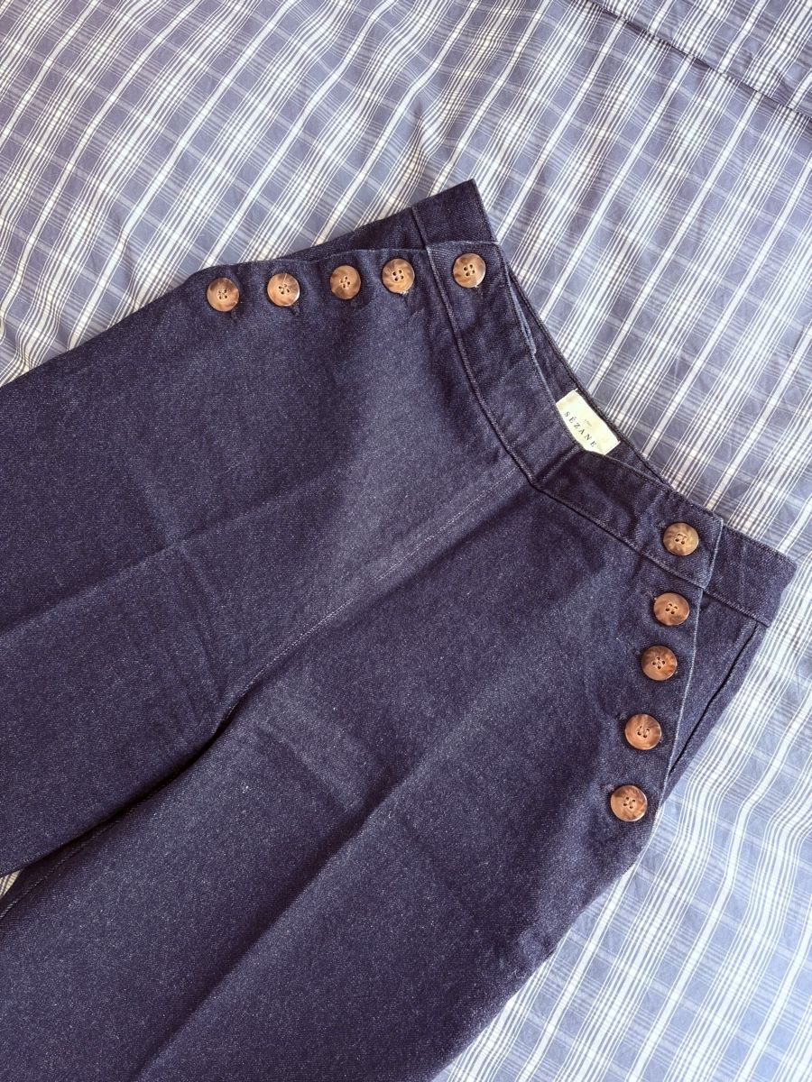 Sezane Pantaloni: SÉZANE MARINO TROUSERS EU38 – Usato da Zürich venduto da ell_ts8d 5