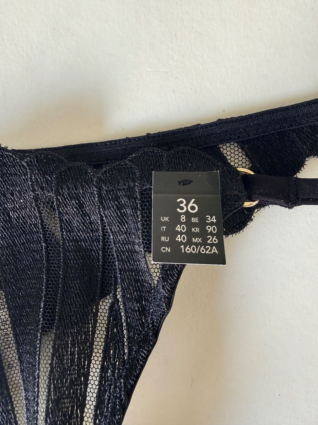 Etam Altra biancheria intima: ETAM, String, Grösse 34, Farbe Schwarz – Nuovo e nell'imballaggio originale da Rudolfstetten venduto da gst_g7xl 1
