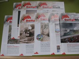 Heft: 7x Dampfblatt, Brienz Rothorn Bahn BRB, .
