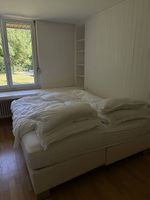 Schramm Bett 180 cm mit zwei Matratzen und Truhe 
