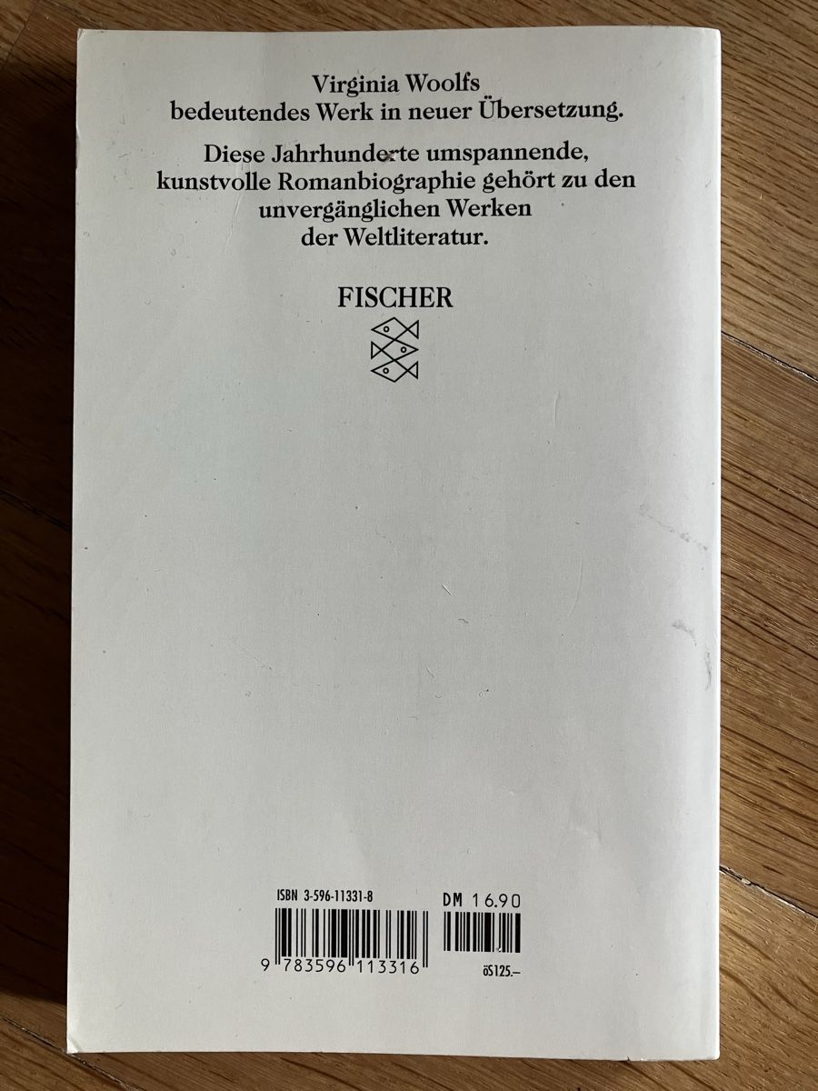 Libri: Virginia Woolf: Orlando – Usato da Buchs AG venduto da Allerleis 1