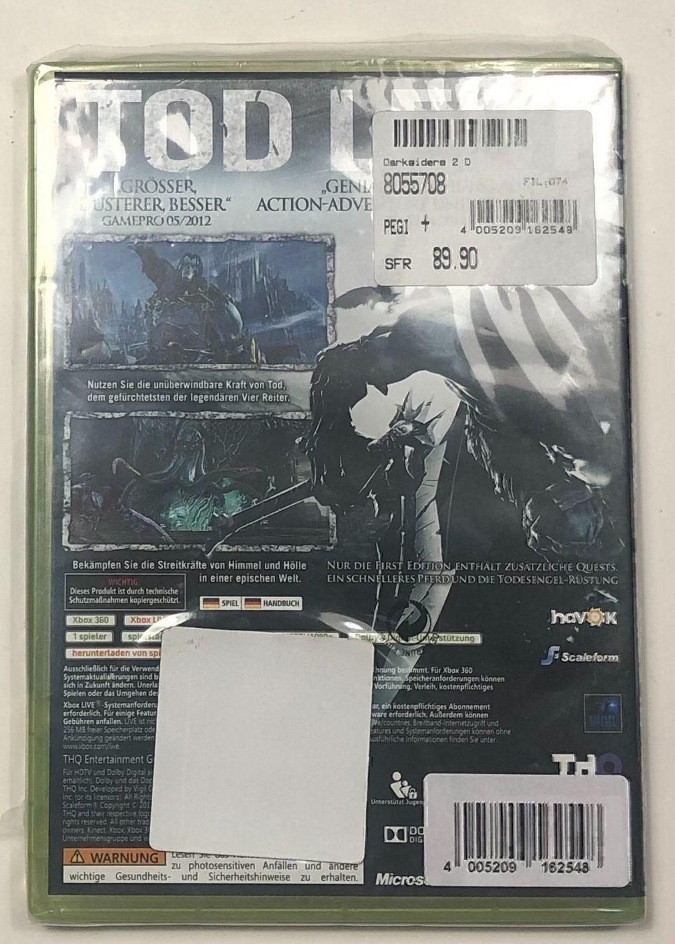 Microsoft Giochi: Darksiders 2 First Edition Xbox 360 Neu – Nuovo e nell'imballaggio originale da Kestenholz venduto da Mad18 1